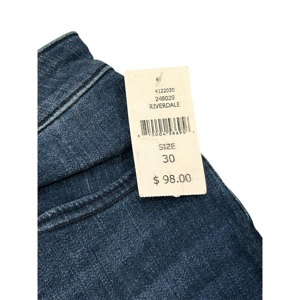 Warp + Weft Women's Skinny Jeans Size 10 30 Dark Blue Denim - Picture 4 of 10